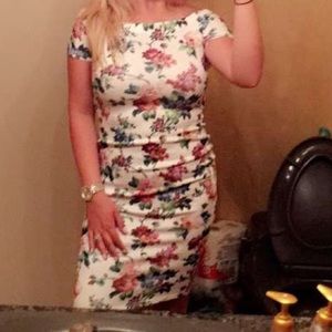 Floral midi dress